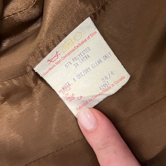 VINTAGE 80s/90s PRIANI PARIS ABSTRACT PRINT BLAZER JACKET SZ US 4 - Picture 3 of 12